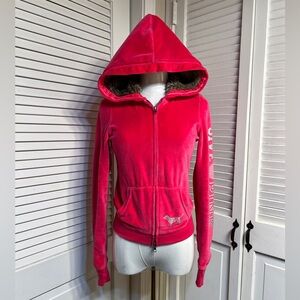 PINK Victoria's Secret Pink Sweater  with Fur Trim